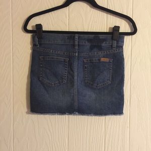 Joe’s Jeans Patchwork Removal Mini Skirt Y2K